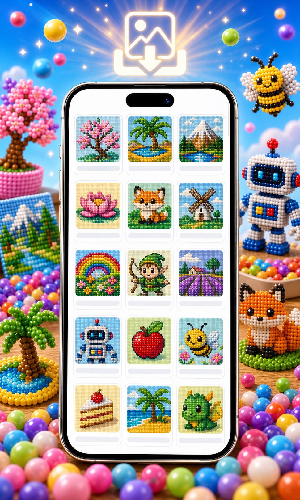 Bead Art puzzle gallery